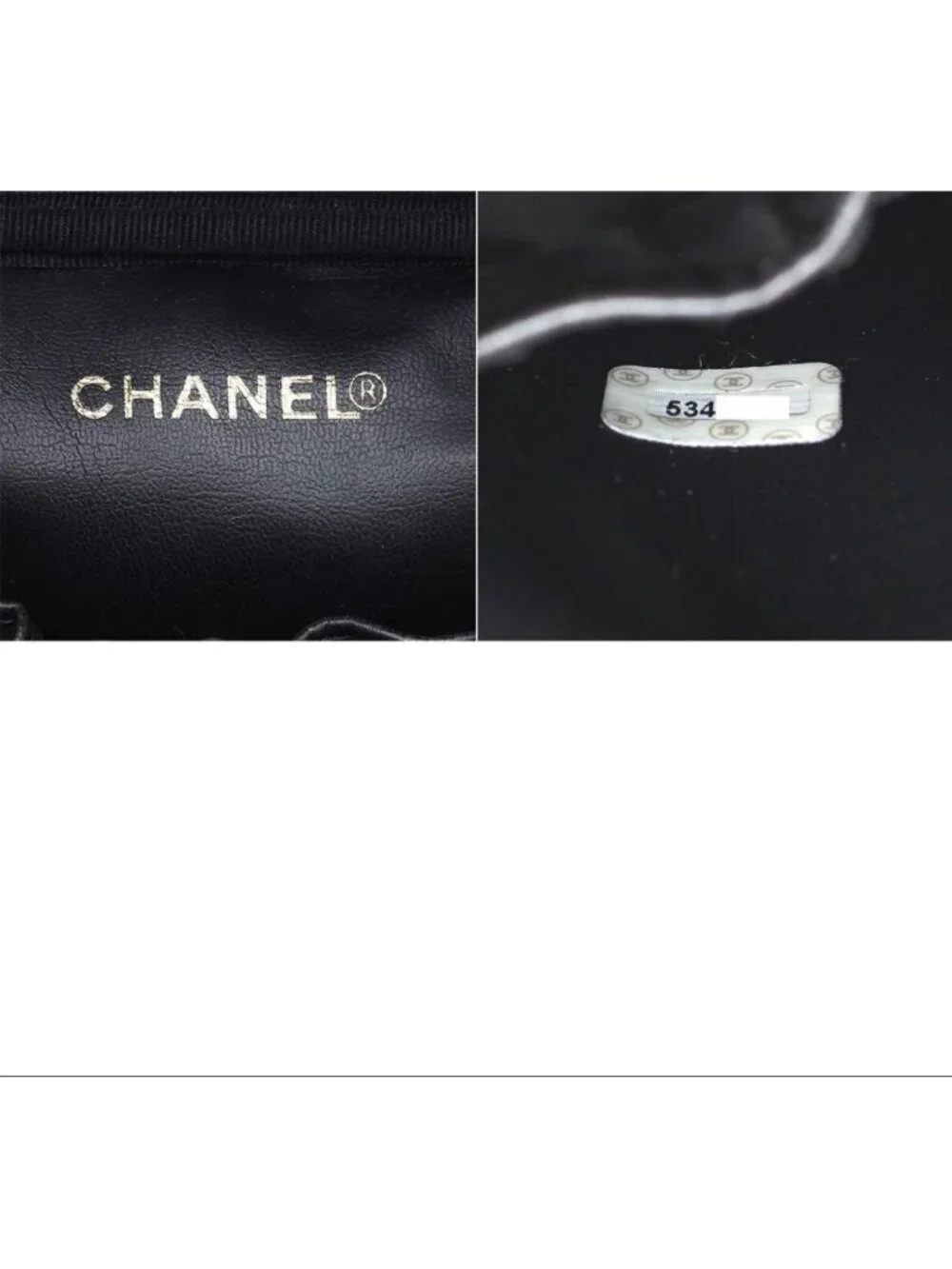 Chanel CC Logo Patent Leather Vanity